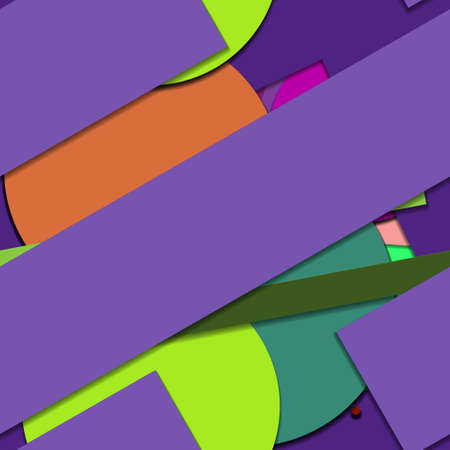 Flat material design - Creative vector trend seamless.のイラスト素材