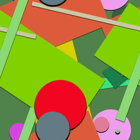 Flat material design - Creative vector trend seamless.のイラスト素材