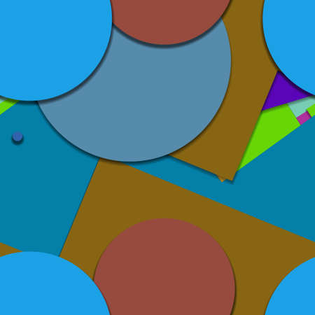 Flat material design - Creative vector trend seamless.のイラスト素材