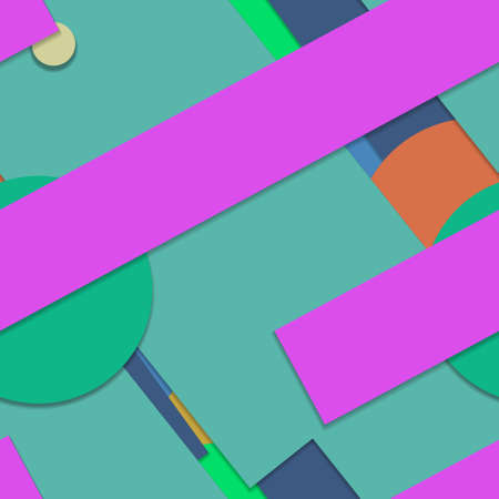 Flat material design - Creative vector trend seamless.のイラスト素材