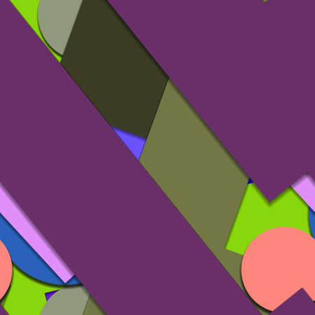 Flat material design - Creative vector trend seamless.のイラスト素材