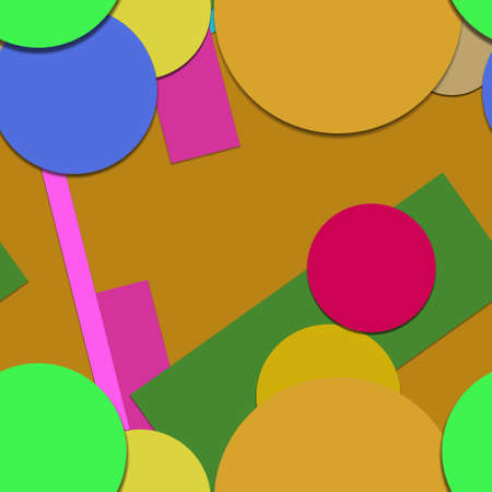 Flat material design - Creative vector trend seamless.のイラスト素材