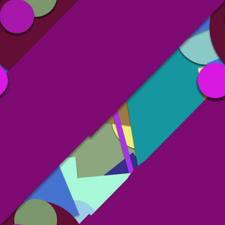 Flat material design - Creative vector trend seamless.のイラスト素材