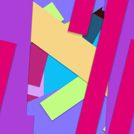 Flat material design - Creative vector trend seamless.のイラスト素材