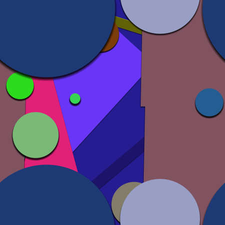 Flat material design - Creative vector trend seamless.のイラスト素材