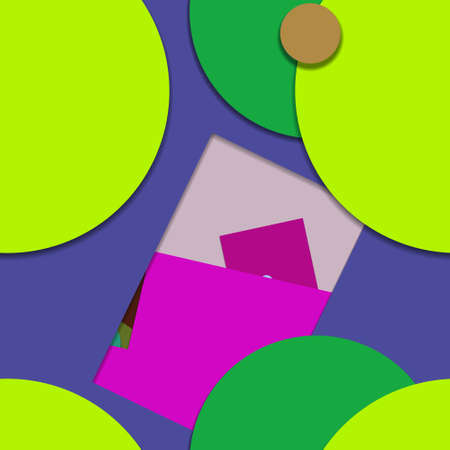 Flat material design - Creative vector trend seamless.のイラスト素材