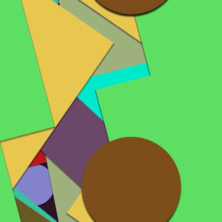 Flat material design - Creative vector trend seamless.のイラスト素材
