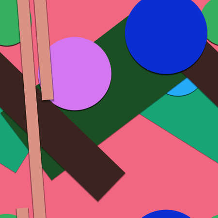 Flat material design - Creative vector trend seamless.のイラスト素材