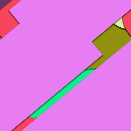 Flat material design - Creative vector trend seamless.のイラスト素材