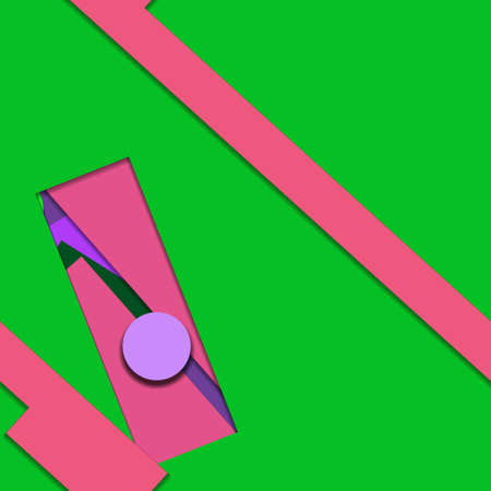 Flat material design - Creative vector trend seamless.のイラスト素材