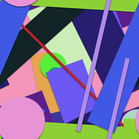 Flat material design - Creative vector trend seamless.のイラスト素材