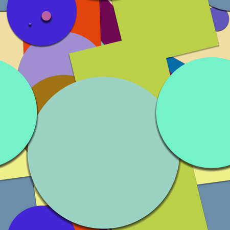 Flat material design - Creative vector trend seamless.のイラスト素材