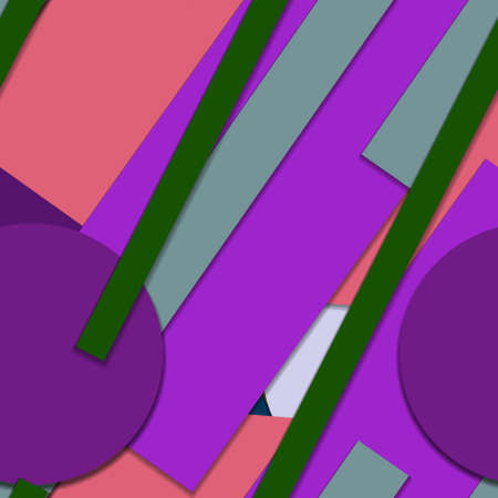 Flat material design - Creative vector trend seamless.のイラスト素材