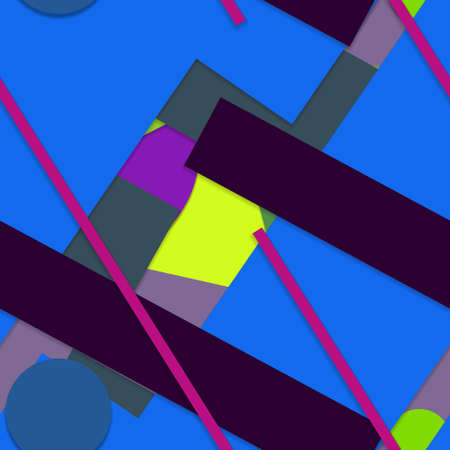 Flat material design - Creative vector trend seamless.のイラスト素材