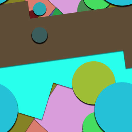 Flat material design - Creative vector trend seamless.のイラスト素材