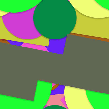 Flat material design - Creative vector trend seamless.のイラスト素材