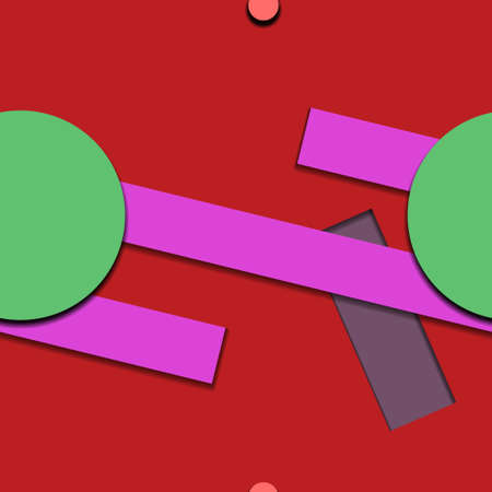 Flat material design - Creative vector trend seamless.のイラスト素材
