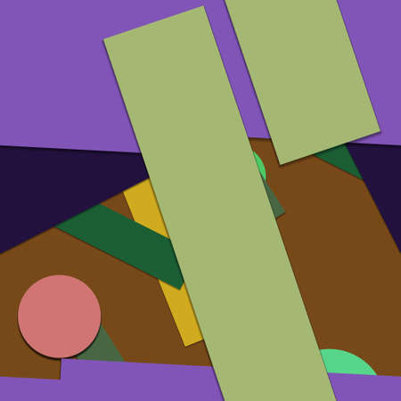 Flat material design - Creative vector trend seamless.のイラスト素材