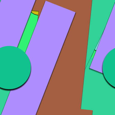 Flat material design - Creative vector trend seamless.のイラスト素材
