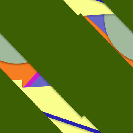 Flat material design - Creative vector trend seamless.