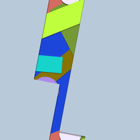 Flat material design - Creative vector trend seamless.のイラスト素材