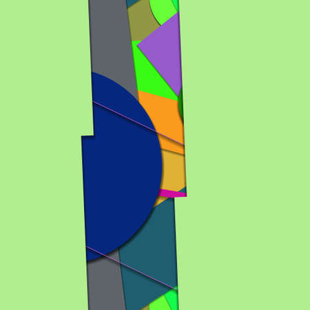 Flat material design - Creative vector trend seamless.のイラスト素材