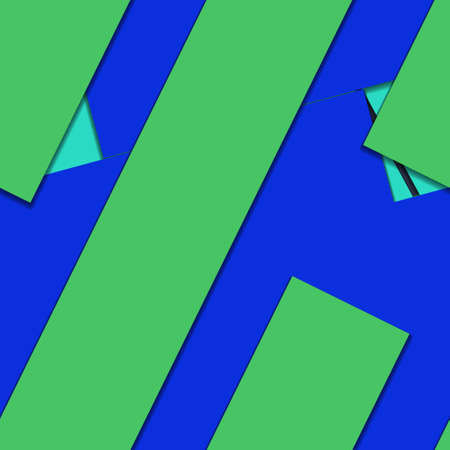 Flat material design - Creative vector trend seamless.