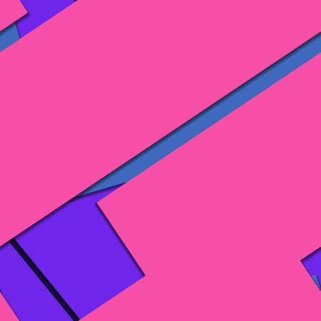 Flat material design - Creative vector trend seamless.