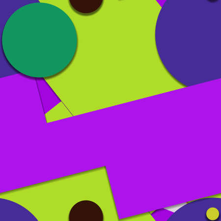 Flat material design - Creative vector trend seamless.のイラスト素材
