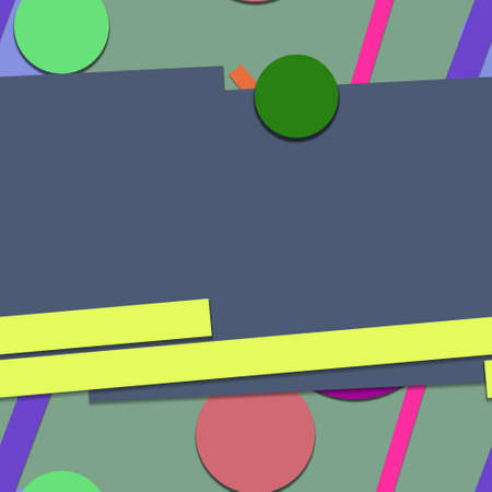 Flat material design - Creative vector trend seamless.