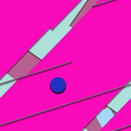 Flat material design - Creative vector trend seamless.のイラスト素材