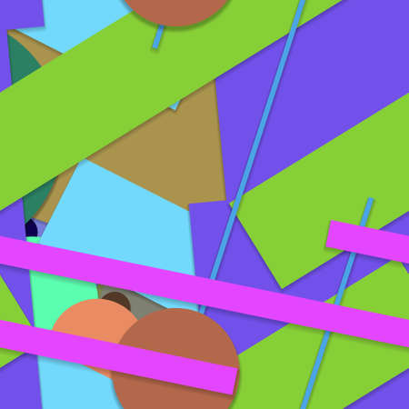 Flat material design - Creative vector trend seamless.のイラスト素材