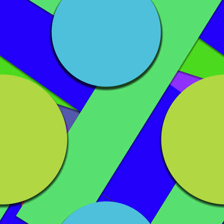 Flat material design - Creative vector trend seamless.のイラスト素材