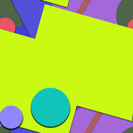 Flat material design - Creative vector trend seamless.のイラスト素材