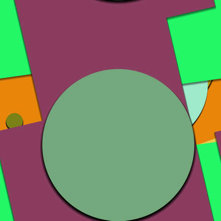 Flat material design - Creative vector trend seamless.のイラスト素材