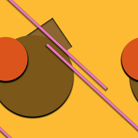 Flat material design - Creative vector trend seamless.のイラスト素材