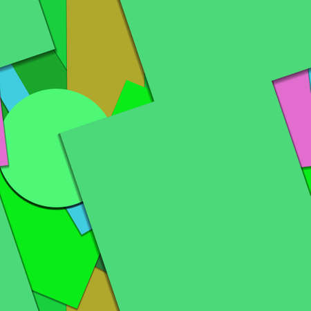 Flat material design - Creative vector trend seamless.のイラスト素材
