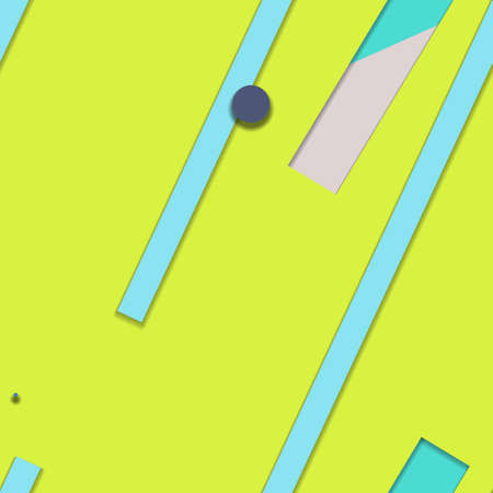 Flat material design - Creative vector trend seamless.