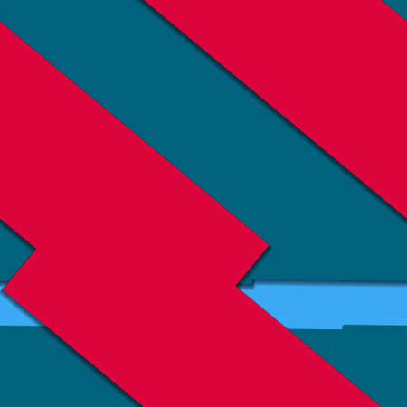 Flat material design - Creative vector trend seamless.のイラスト素材