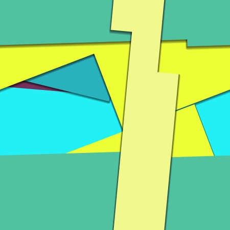 Flat material design - Creative vector trend seamless.のイラスト素材