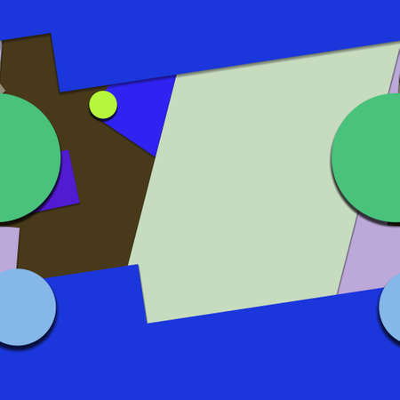 Flat material design - Creative vector trend seamless.のイラスト素材