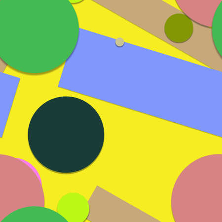 Flat material design - Creative vector trend seamless.のイラスト素材