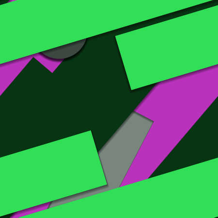 Flat material design - Creative vector trend seamless.のイラスト素材