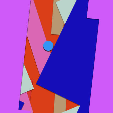 Flat material design - Creative vector trend seamless.のイラスト素材