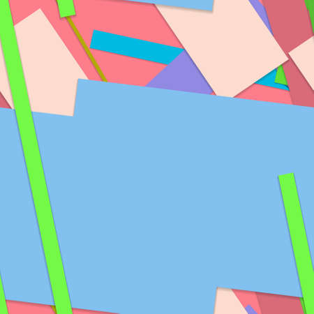 Flat material design - Creative vector trend seamless.のイラスト素材