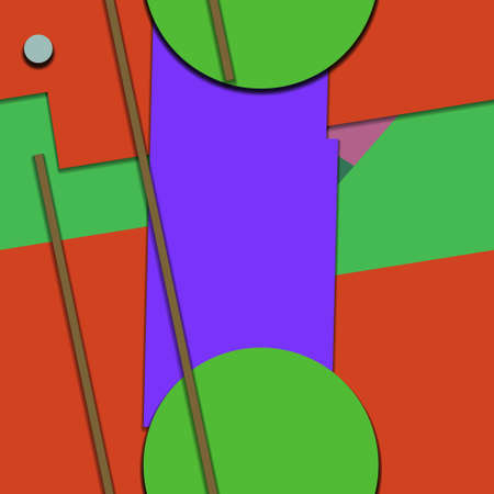 Flat material design - Creative vector trend seamless.のイラスト素材