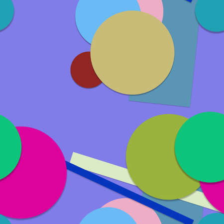 Flat material design - Creative vector trend seamless.のイラスト素材
