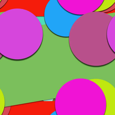 Flat material design - Creative vector trend seamless.のイラスト素材
