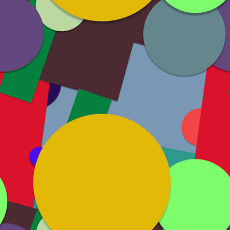 Flat material design - Creative vector trend seamless.のイラスト素材