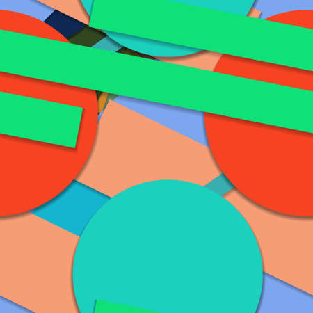 Flat material design - Creative vector trend seamless.のイラスト素材